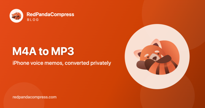 M4A to MP3 — convert iPhone Voice Memos in your browser