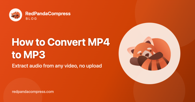 How to convert MP4 to MP3 — extract audio from any video in your browser